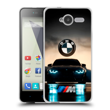 Силиконовый чехол на ZTE Blade L3 с принтом БМВ BMW Силиконовый чехол на ZTE Blade L3 с принтом БМВ BMW