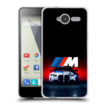 Силиконовый чехол на ZTE Blade L3 с принтом БМВ BMW Силиконовый чехол на ZTE Blade L3 с принтом БМВ BMW