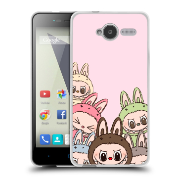 Силиконовый чехол на ZTE Blade L3 с принтом Лабубу