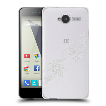 Силиконовый чехол на ZTE Blade L3 с принтом Сотворение мира
