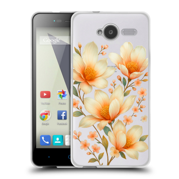 Силиконовый чехол на ZTE Blade L3 с принтом Цветы