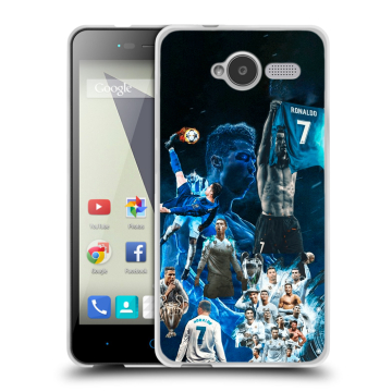 Силиконовый чехол на ZTE Blade L3 с принтом Реал Роналдо Силиконовый чехол на ZTE Blade L3 с принтом Реал Роналдо