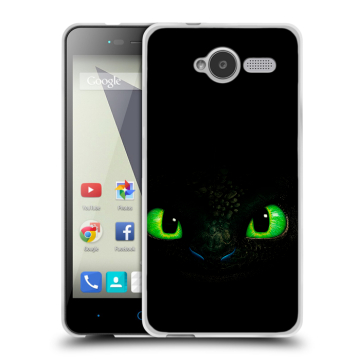 Силиконовый чехол на ZTE Blade L3 с принтом Как приручить дракона