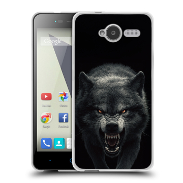 Силиконовый чехол на ZTE Blade L3 с принтом Волк Силиконовый чехол на ZTE Blade L3 с принтом Волк
