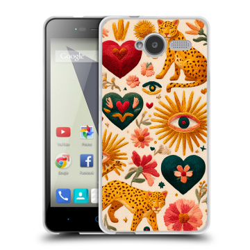 Силиконовый чехол на ZTE Blade L3 с принтом Модный принт