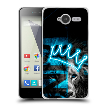 Силиконовый чехол на ZTE Blade L3 с принтом Король лев