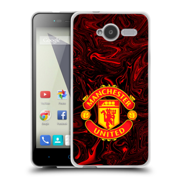 Силиконовый чехол на ZTE Blade L3 с принтом Manchester United