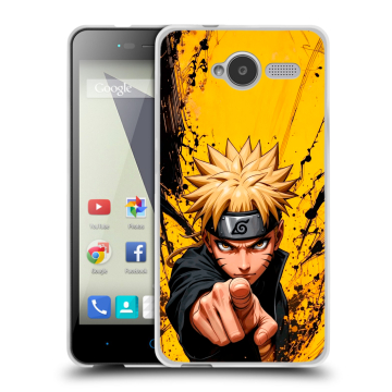 Силиконовый чехол на ZTE Blade L3 с принтом Naruto Наруто