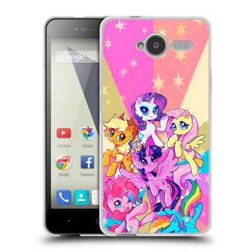 Силиконовый чехол на ZTE Blade L3 с принтом My little pony Дружба чудо