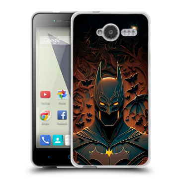 Силиконовый чехол на ZTE Blade L3 с принтом Batman Бэтмен