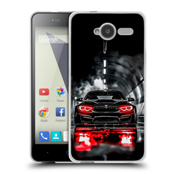 Силиконовый чехол на ZTE Blade L3 с принтом BMW БМВ Силиконовый чехол на ZTE Blade L3 с принтом BMW БМВ