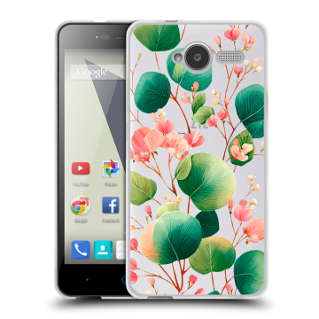 Силиконовый чехол на ZTE Blade L3 с принтом женский