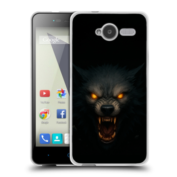 Силиконовый чехол на ZTE Blade L3 с принтом Волк