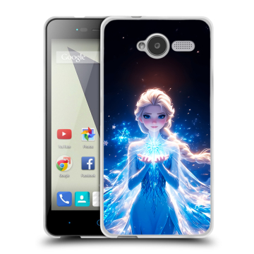 Силиконовый чехол на ZTE Blade L3 с принтом Холодное сердце Frozen