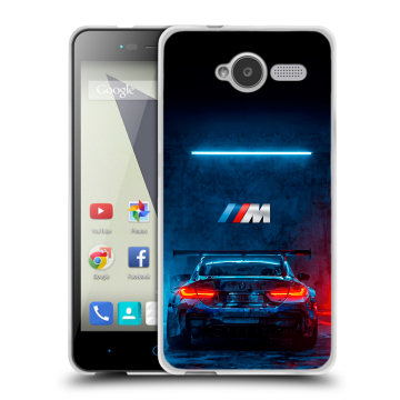 Силиконовый чехол на ZTE Blade L3 с принтом BMW БМВ
