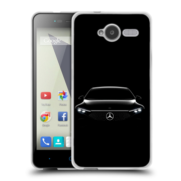 Силиконовый чехол на ZTE Blade L3 с принтом Mercedes Мерседес