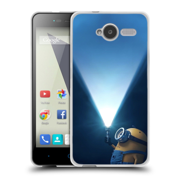 Силиконовый чехол на ZTE Blade L3 с принтом Миньоны Силиконовый чехол на ZTE Blade L3 с принтом Миньоны