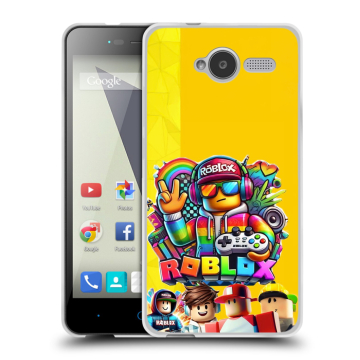 Силиконовый чехол на ZTE Blade L3 с принтом Roblox Роблокс