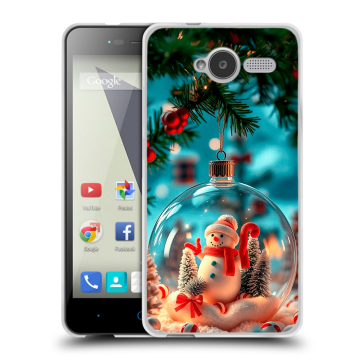 Силиконовый чехол на ZTE Blade L3 с принтом Новый год