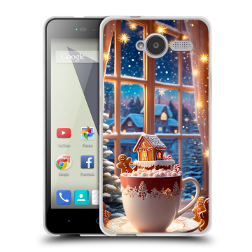 Силиконовый чехол на ZTE Blade L3 с принтом Новый год