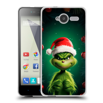 Силиконовый чехол на ZTE Blade L3 с принтом Гринч Новый год Рождество