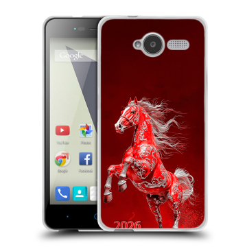 Силиконовый чехол на ZTE Blade L3 с принтом Новый год