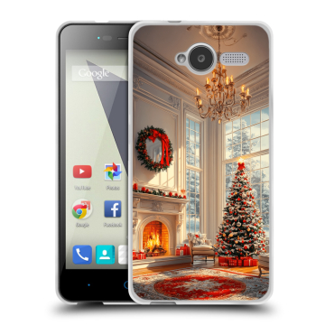 Силиконовый чехол на ZTE Blade L3 с принтом Новый год