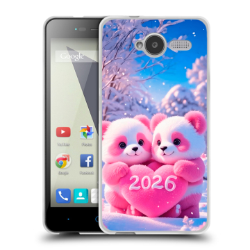 Силиконовый чехол на ZTE Blade L3 с принтом Новый год