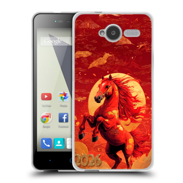 Силиконовый чехол на ZTE Blade L3 с принтом Новый год