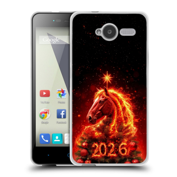 Силиконовый чехол на ZTE Blade L3 с принтом Новый год