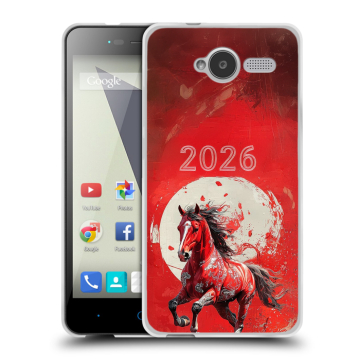Силиконовый чехол на ZTE Blade L3 с принтом Новый год