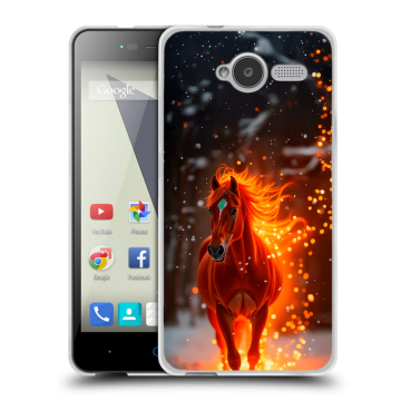Силиконовый чехол на ZTE Blade L3 с принтом Новый год