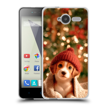 Силиконовый чехол на ZTE Blade L3 с принтом Новый год