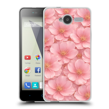Силиконовый чехол на ZTE Blade L3 с принтом женский