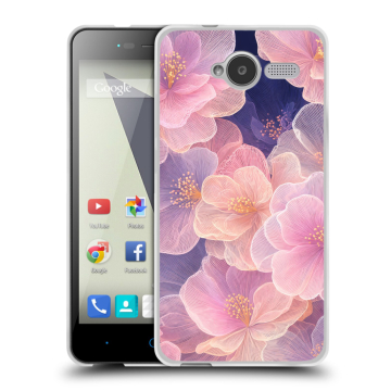 Силиконовый чехол на ZTE Blade L3 с принтом женский