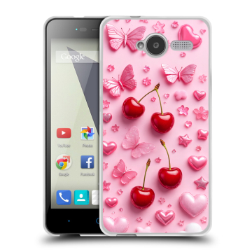 Силиконовый чехол на ZTE Blade L3 с принтом для девочек Силиконовый чехол на ZTE Blade L3 с принтом для девочек