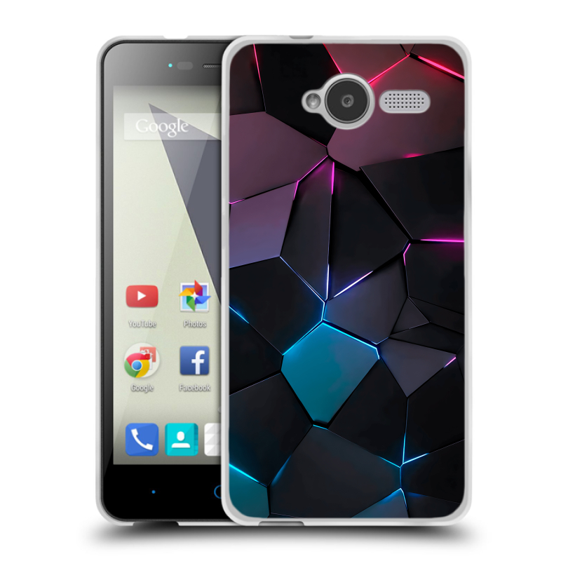Пластиковый чехол на ZTE Blade L3 с принтом Геометрия неона Пластиковый чехол на ZTE Blade L3 с принтом Геометрия неона