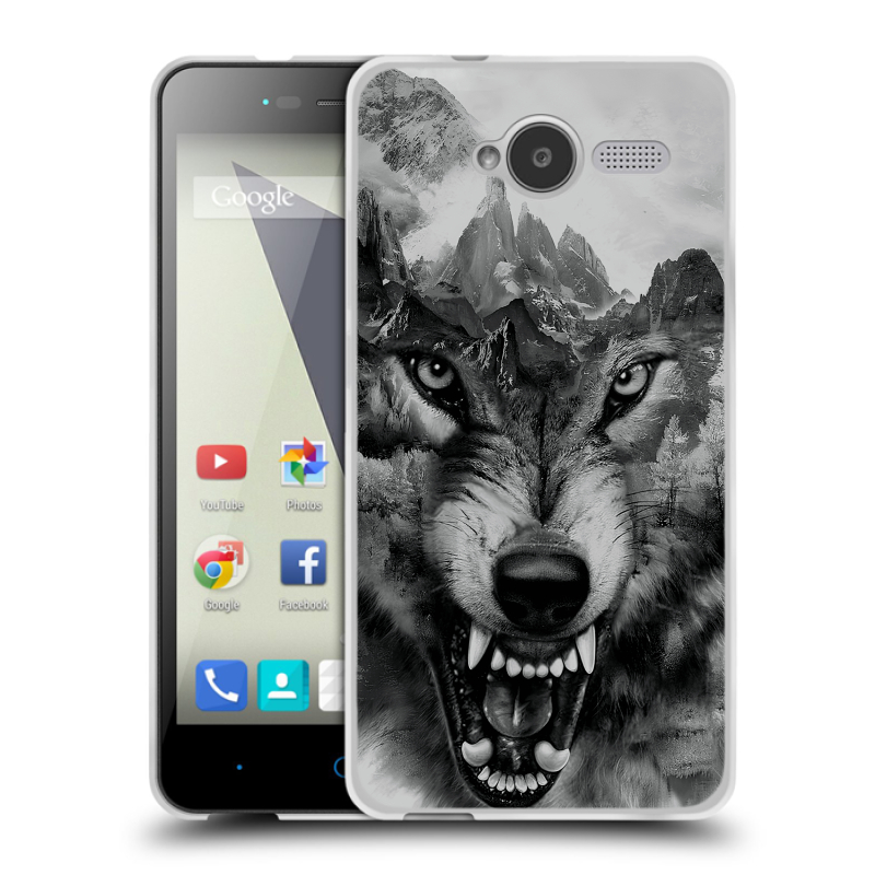 Пластиковый чехол на ZTE Blade L3 с принтом Волк Пластиковый чехол на ZTE Blade L3 с принтом Волк