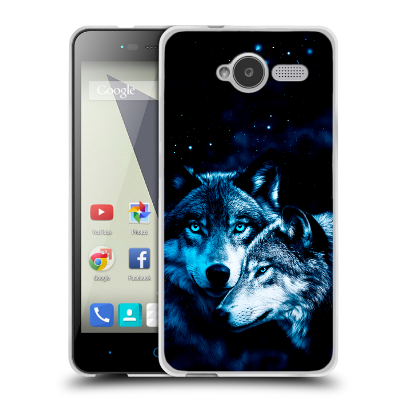 Силиконовый чехол на ZTE Blade L3 с принтом Волки Силиконовый чехол на ZTE Blade L3 с принтом Волки