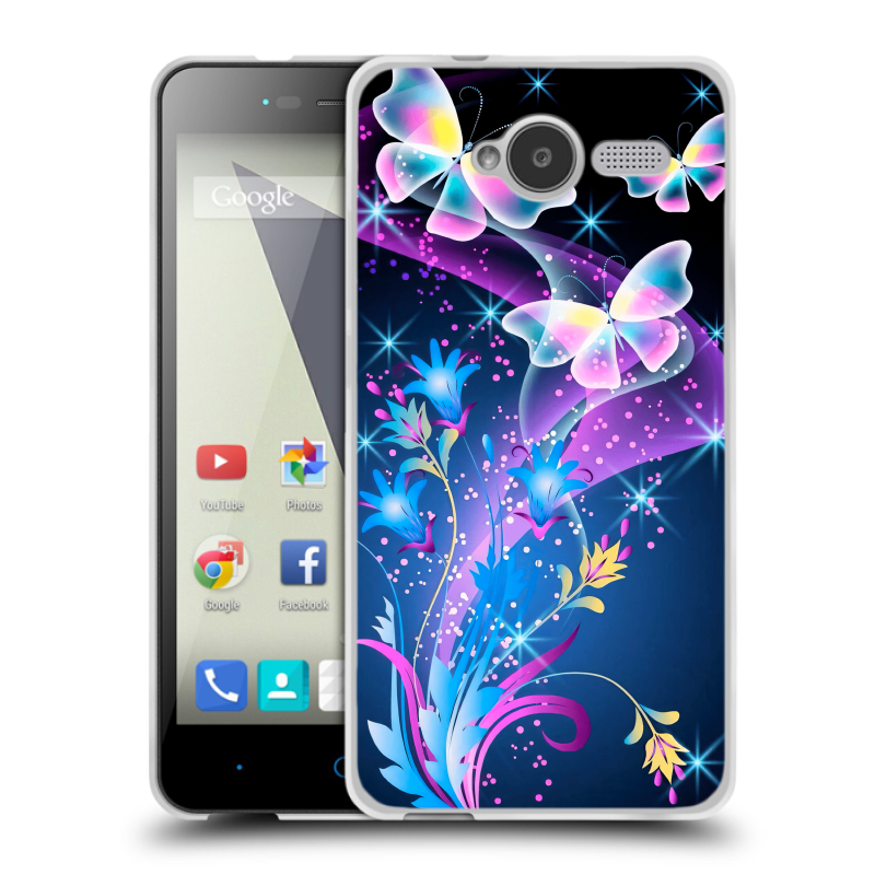 Пластиковый чехол на ZTE Blade L3 с принтом Бабочки Пластиковый чехол на ZTE Blade L3 с принтом Бабочки