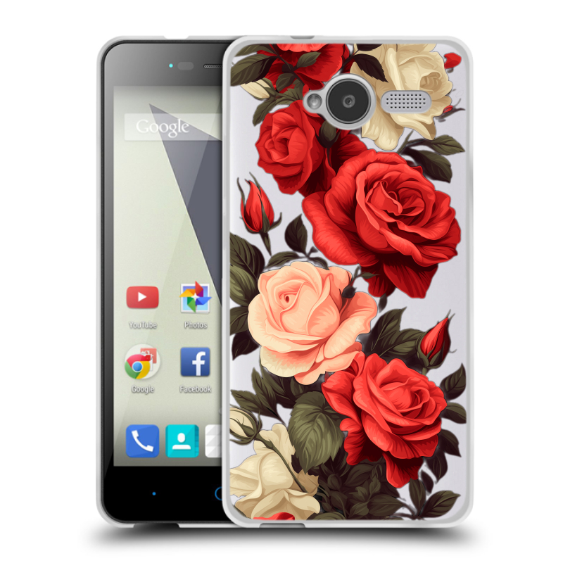Силиконовый чехол на ZTE Blade L3 с принтом Розы Силиконовый чехол на ZTE Blade L3 с принтом Розы