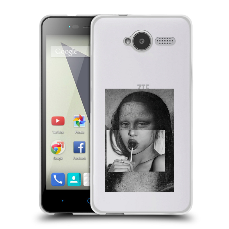 Пластиковый чехол на ZTE Blade L3 с принтом Мона Лиза Пластиковый чехол на ZTE Blade L3 с принтом Мона Лиза