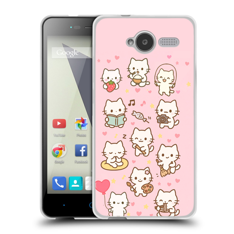 Силиконовый чехол на ZTE Blade L3 с принтом Hello Kitty Хелоу Кити Силиконовый чехол на ZTE Blade L3 с принтом Hello Kitty Хелоу Кити