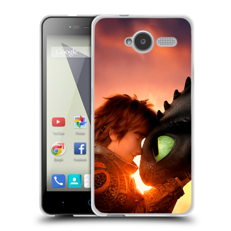 Силиконовый чехол на ZTE Blade L3 с принтом Как приручить дракона Силиконовый чехол на ZTE Blade L3 с принтом Как приручить дракона