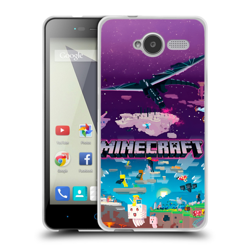 Пластиковый чехол на ZTE Blade L3 с принтом Майнкрафт Minecraft Пластиковый чехол на ZTE Blade L3 с принтом Майнкрафт Minecraft