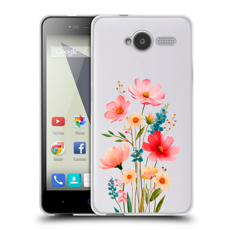 Пластиковый чехол на ZTE Blade L3 с принтом Цветы Пластиковый чехол на ZTE Blade L3 с принтом Цветы