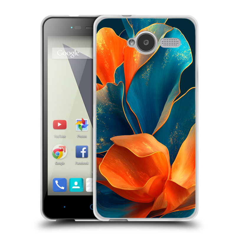 Пластиковый чехол на ZTE Blade L3 с принтом Цветы Пластиковый чехол на ZTE Blade L3 с принтом Цветы