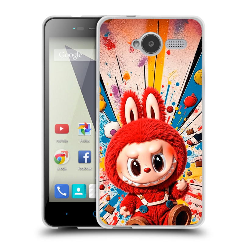 Силиконовый чехол на ZTE Blade L3 с принтом Labubu Лабубу Силиконовый чехол на ZTE Blade L3 с принтом Labubu Лабубу