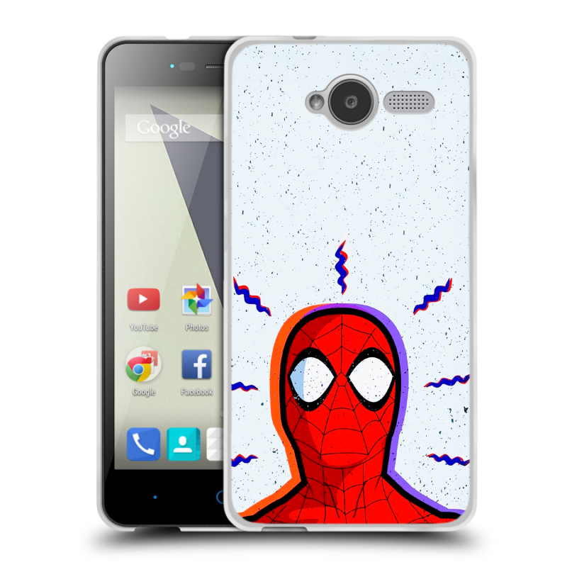 Пластиковый чехол на ZTE Blade L3 с принтом Spiderman Человек паук Пластиковый чехол на ZTE Blade L3 с принтом Spiderman Человек паук