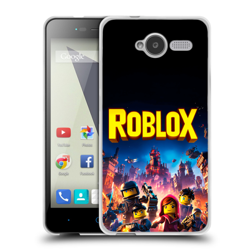 Пластиковый чехол на ZTE Blade L3 с принтом Roblox Роблокс Пластиковый чехол на ZTE Blade L3 с принтом Roblox Роблокс